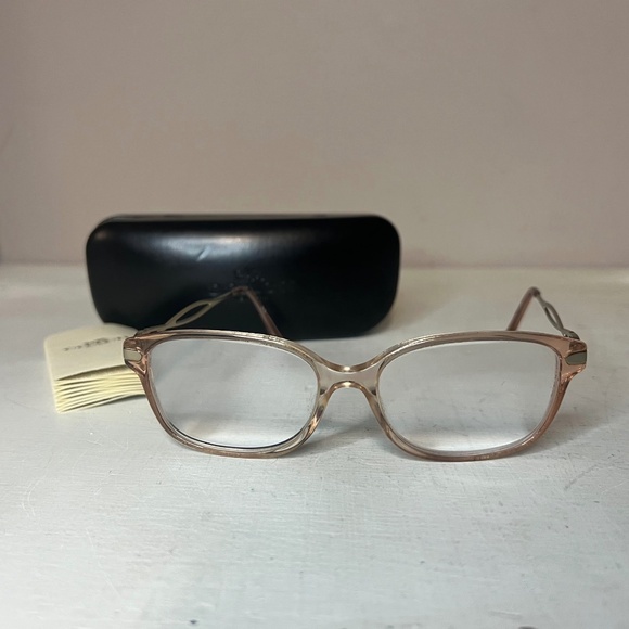 Coach HC6172 Gradient Transparent Peach Womens Eyeglasses - Picture 1 of 13